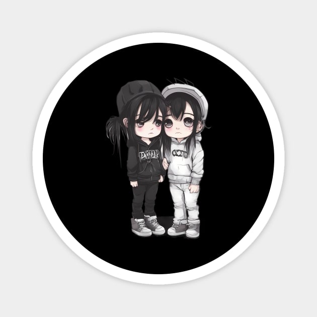 Emo Friends Magnet by animegirlnft